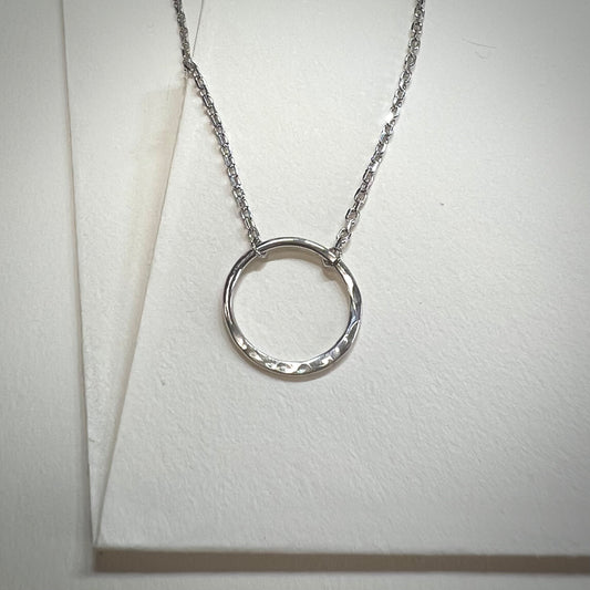 Collier argent rond